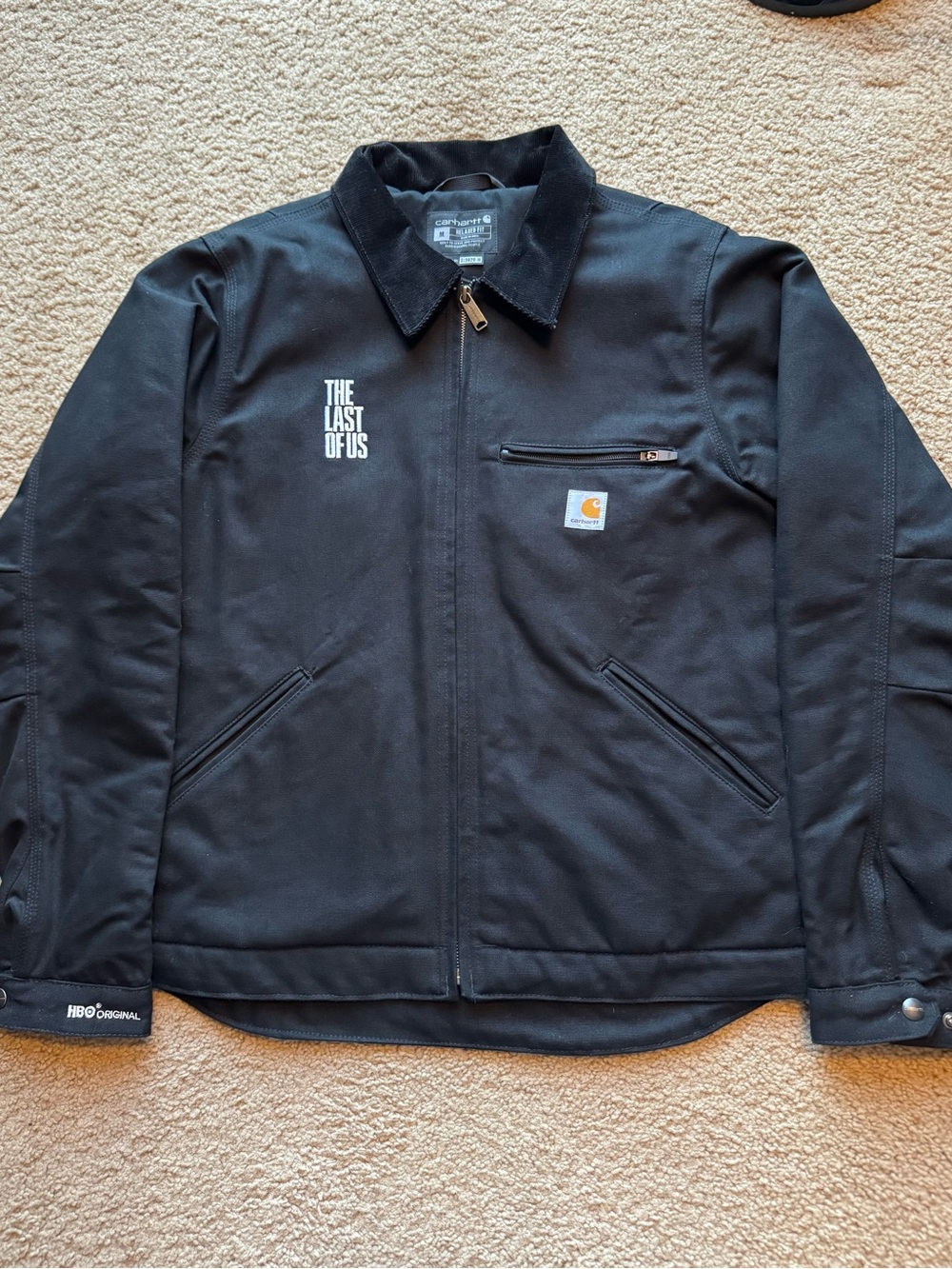 Carhartt Black HBO’s The Last of Us Zip-Front Work Jacket